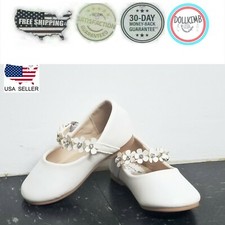 Zapatos blancos de  niÑa bebe para bautizo. Baby girl's shoes White. christening