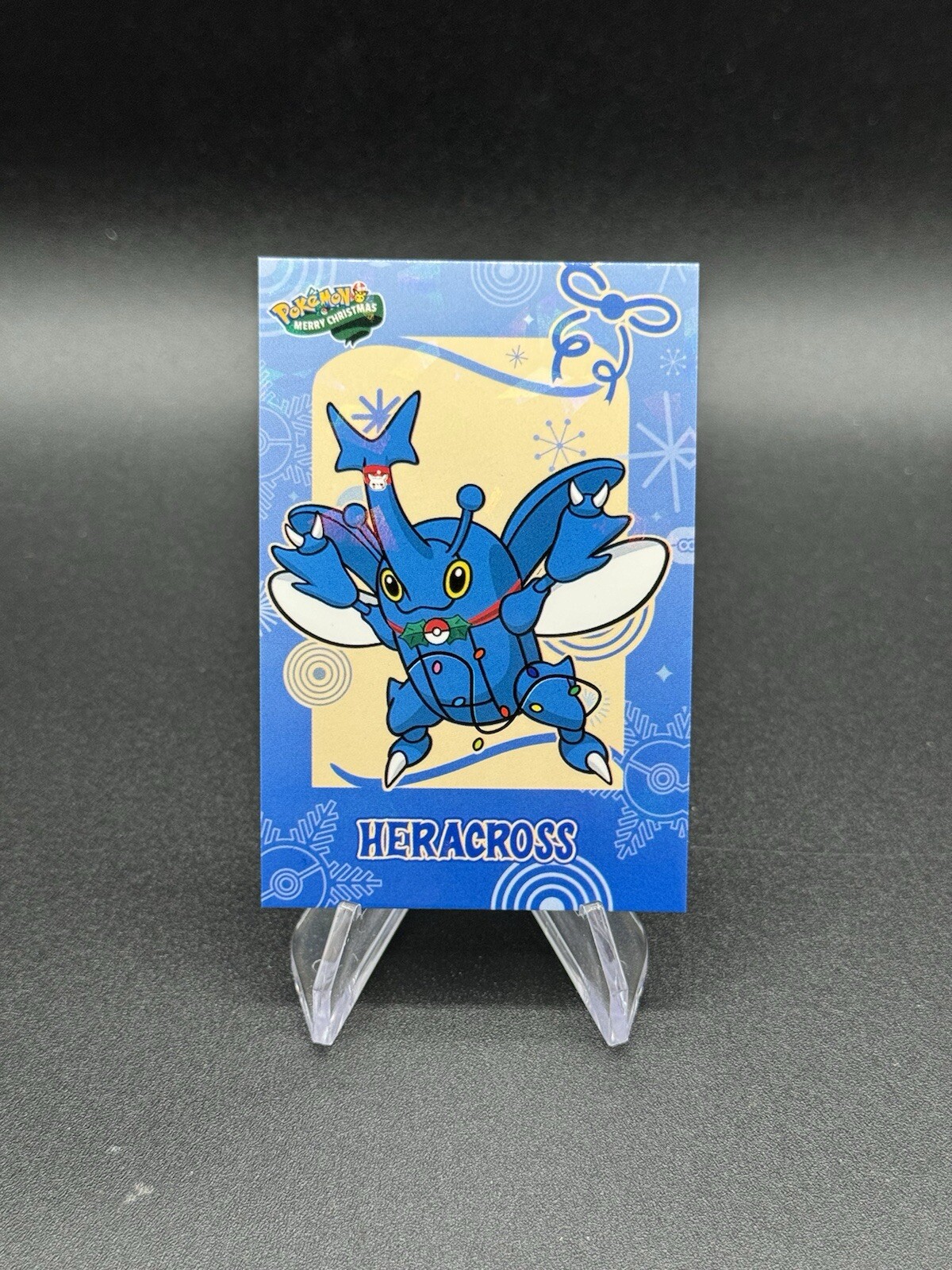 Heracross Cracked Ice Holo Pokemon 2024 Card Database Merry Christmas