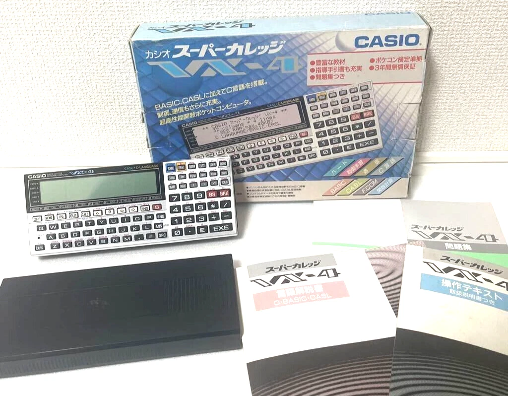 CASIO VX-4 mini Pocket Computer language VINTAGE Used Excellent