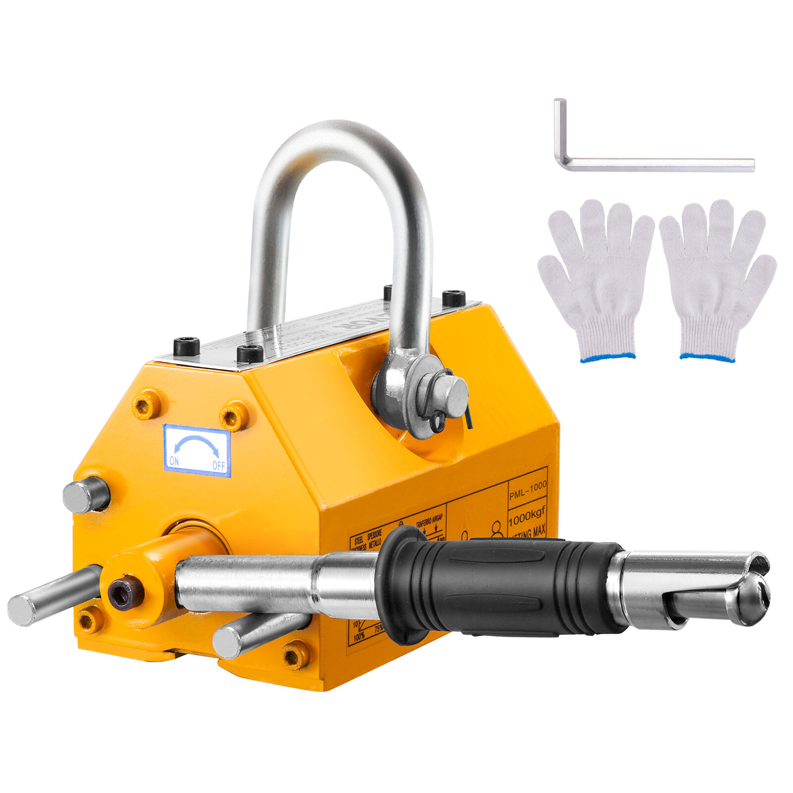 Aimant de levage permanent 1000 kg VEVOR aimant néodyme charge lourde atelier