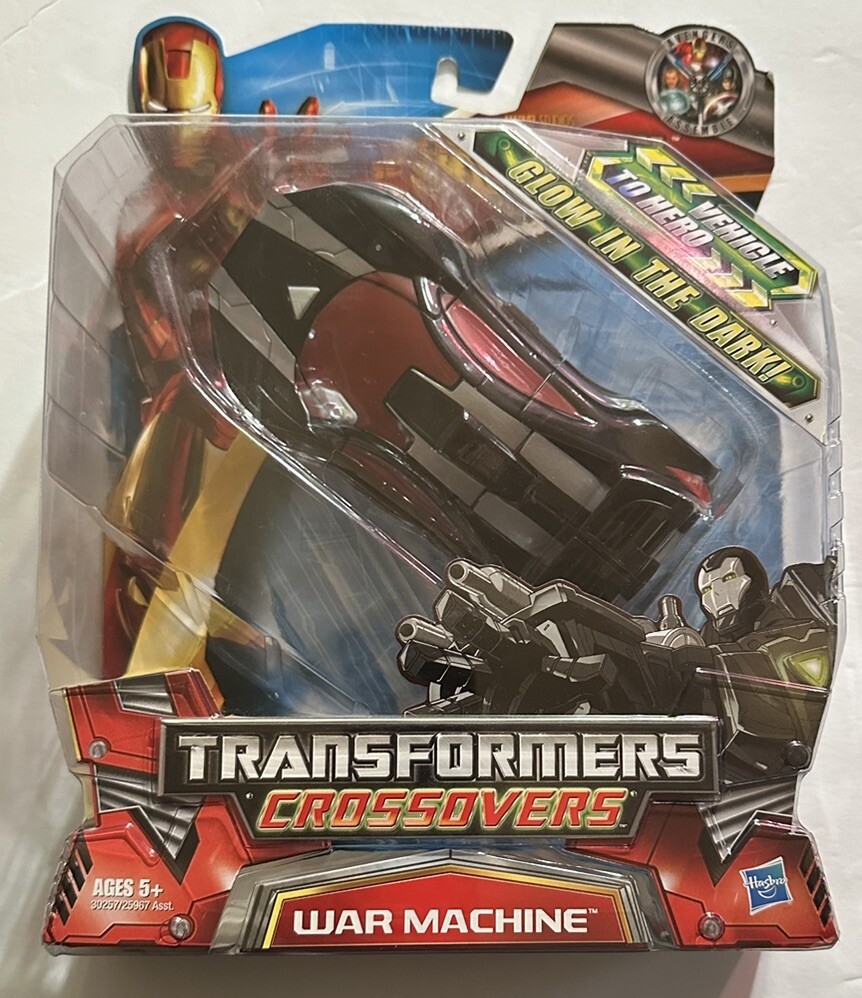 TRANSFORMERS Crossovers Iron Man War Machine Glow In The