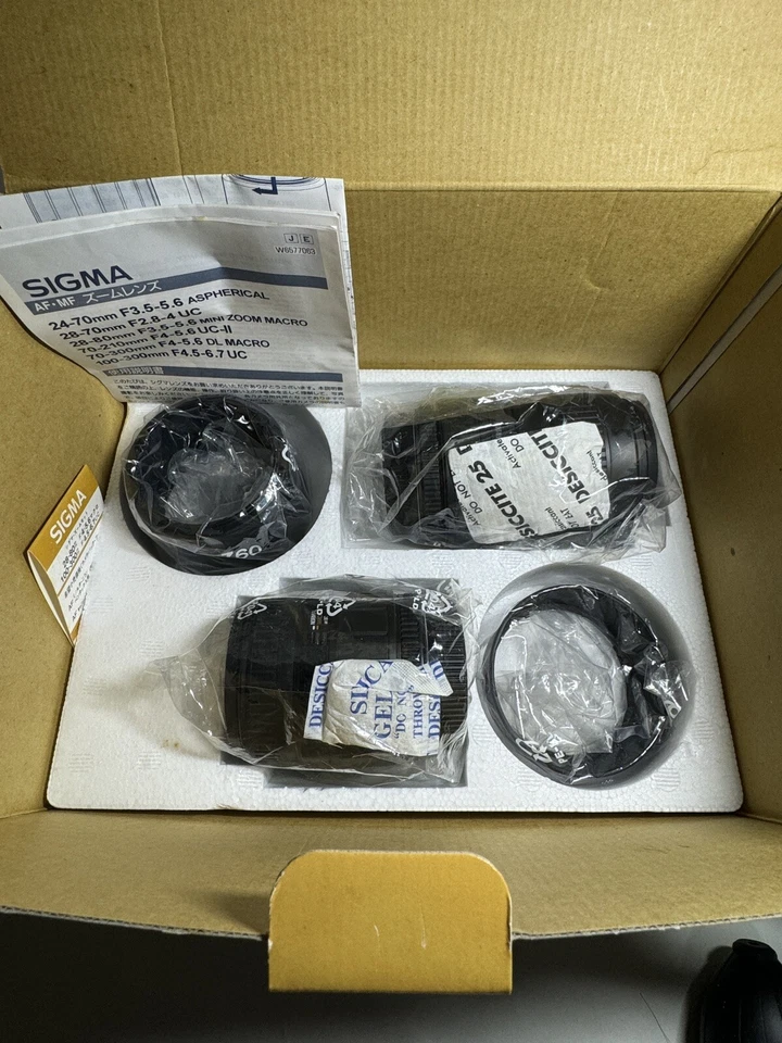 SIGMA zoom set 28-80&100-300 1:3.5-5.6MACRO 1:4.5-6.7UC For Pentax from Japan - Image 2 of 4