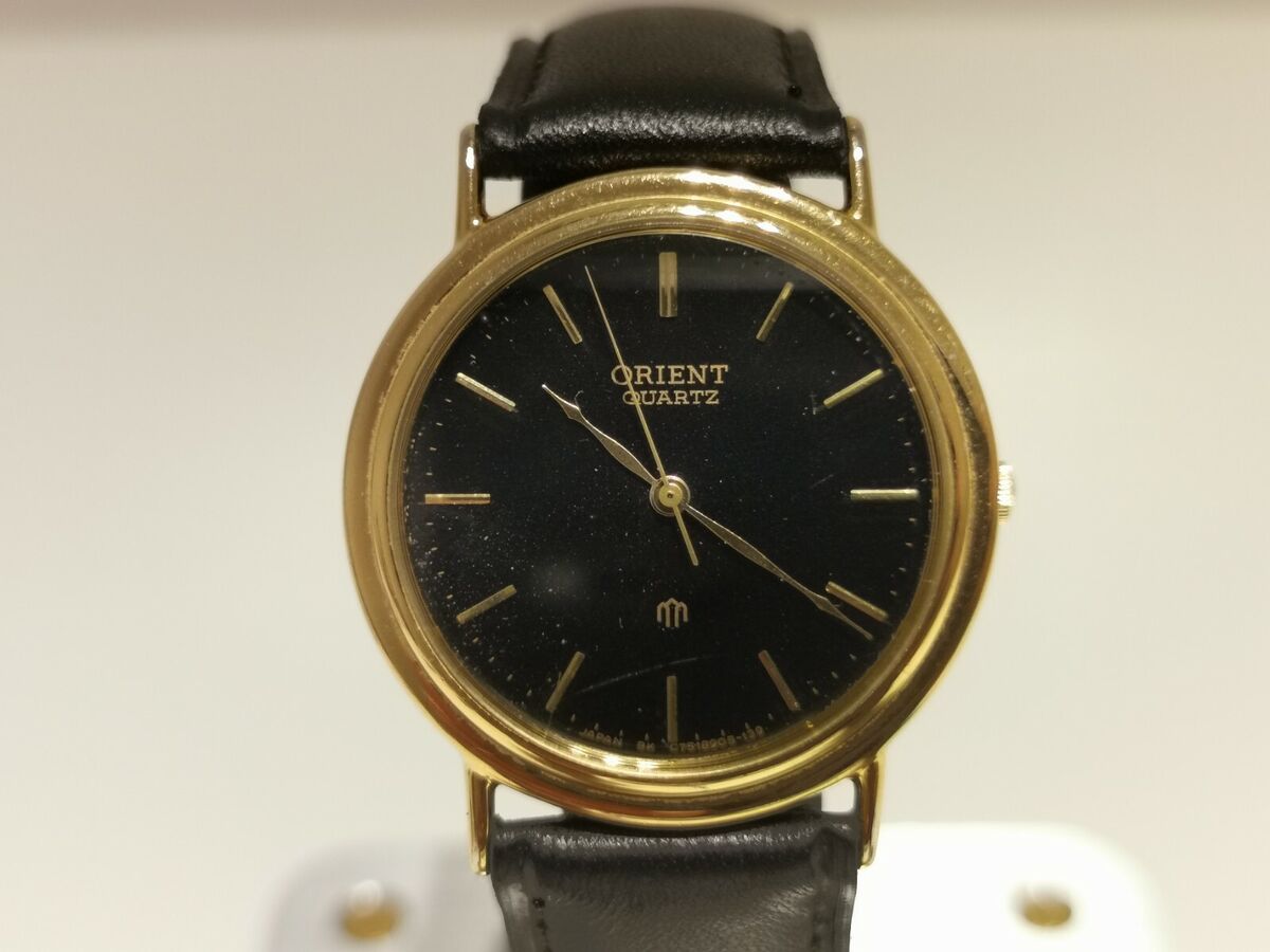 VINTAGE LUXURY CLASSIC BLACK DIAL GOLD PLATED JAPAN MEN'S VINTAGE LUXURY CLASSIC BLACK DIAL GOLD PLATED JAPAN MEN'S