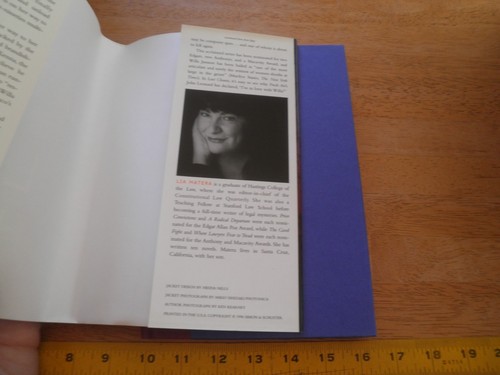Last Chants Lia Matera Willa Jansson Mystery signed 1st edition hardcover book - Imagen 4 de 9