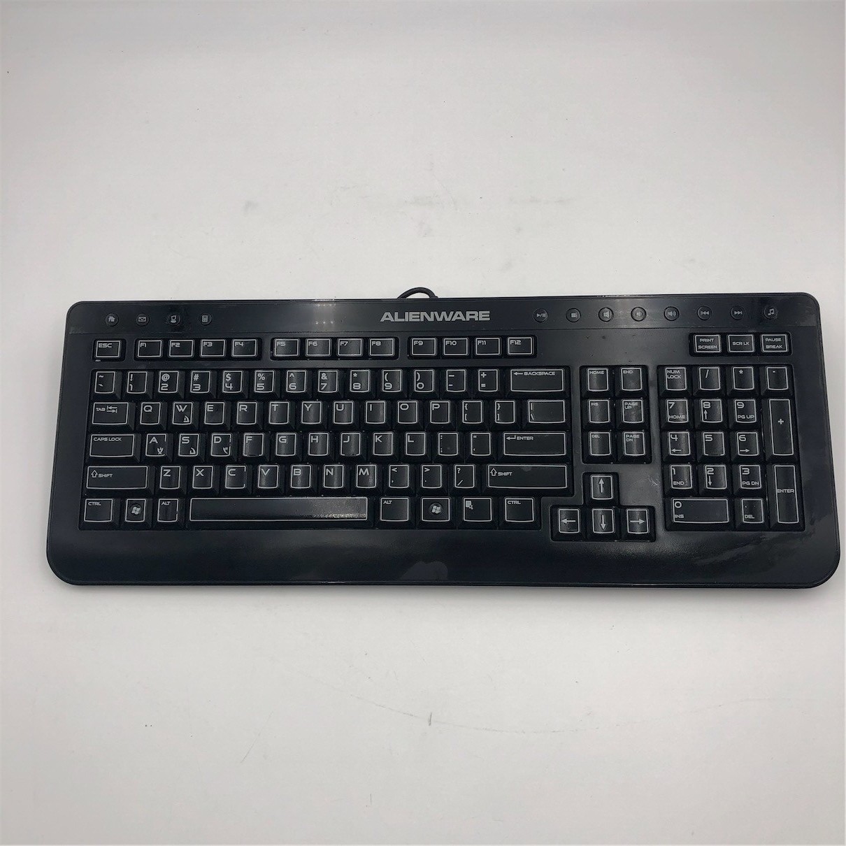 Alienware Black Multimedia Gaming Wired USB Keyboard H9Y23 SK-8165 | eBay