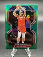 2022 Panini Prizm WNBA Basketball Kiah Stokes #108 Green Prizm Las Vegas Aces