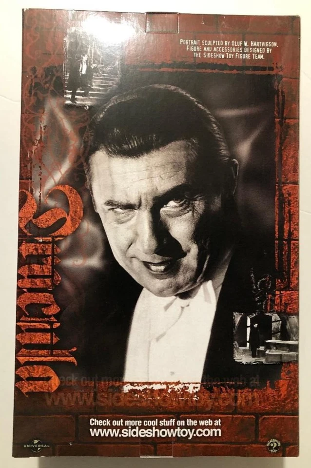 Juego de figuras Sideshow Universal Monsters Count Dracula Bela Lugosi 2001 12" 1/6 Foto 3 de 3