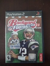 Backyard Football '09 PlayStation 2 PS2 Video Game Tom Brady In Box With Manual