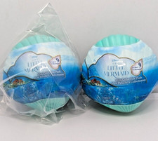 2x 3.5" Ariel Little Mermaid Mini Collectible Princess 2023 Disney Seashell