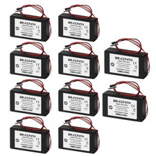 10x 6V 10800mAh BR-CCF4TH Battery BR-2/3AGCT4A BR-AGCF2W BR-CCF2TH w/Black Plug