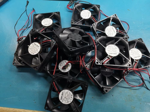 12pcs Genuine NMB MAT 7 DC Fan Joblot 12V 0.36A 80mm x 80mm