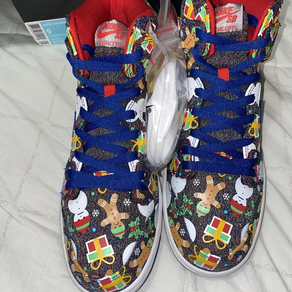 Nike sb dunk ugly christmas sweater clearance
