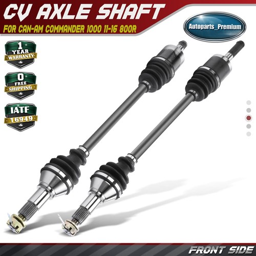 2x Front Left & Right CV Axle Assy for Can-Am Commander 1000 800 800R Max 1000 - 第 1/9 張圖片