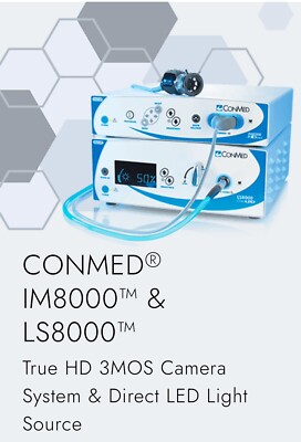 CONMED IM8000, IM8120 True HD 3MOS Camera System & LS8000 LED