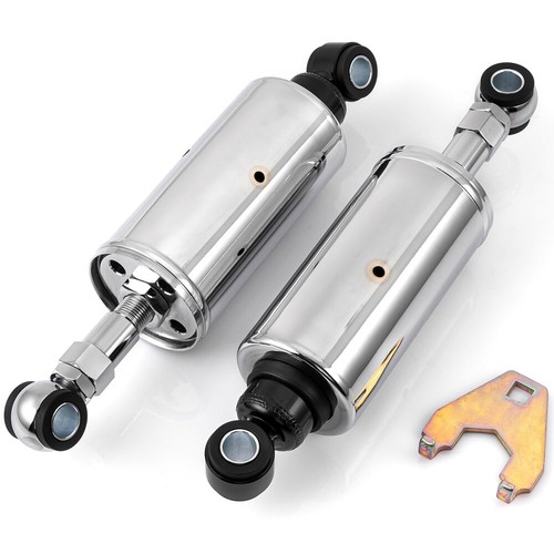 Softail Chrome Adjustable Lowering Shocks Kit For Harley Evo FXST FLSTF 1989-99 - Bild 18 von 19