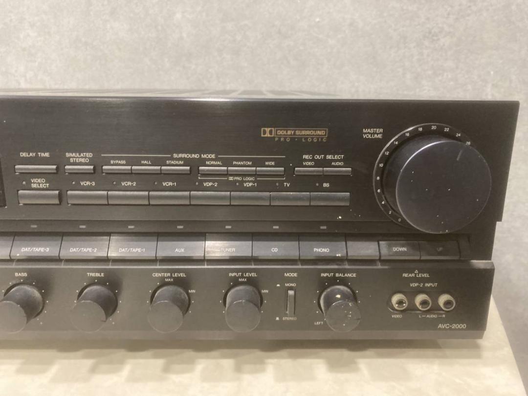 DENON AV amplifier AVC-2000 electricity confirmed Junk parts