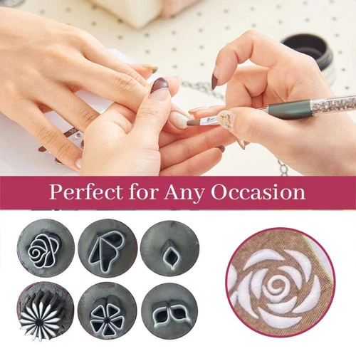 6PCS DIY Nail Nail Art Stamp Pen Set Art Dotting Tools Set for Girls Women - Picture 4 of 14