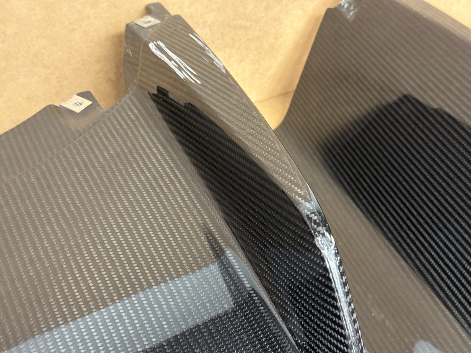 ✨2016-2018 AUDI R8 REAR BUMPER CARBON FIBER DIFFUSER SPOILER LIP 4S0 807 521 D