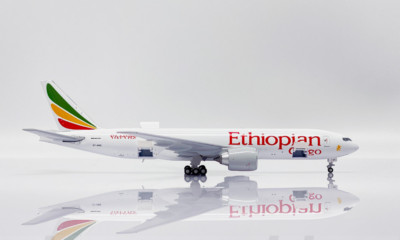 1:400 JC Wings Ethiopian Cargo BOEING 777-200F Airplane Diecast