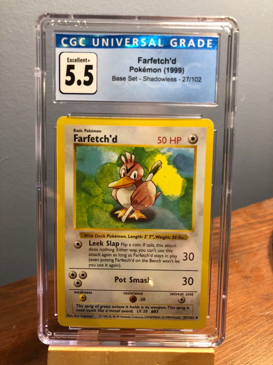 1999 Pokemon Farfetch'd - 1st Edition Shadowless