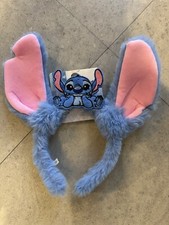 Disney Lilo Stitch Stitch Fuzzy Ears Plush Headband NWT Ear