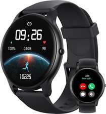 Round Smart Watch Waterproof/Heart Rate/Sleep/Steps for moto g power 5G 2024 