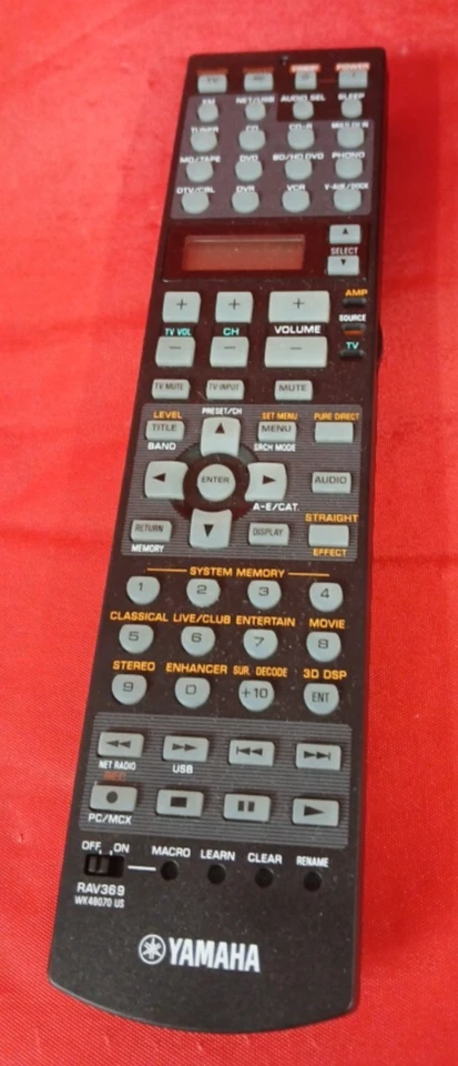 Yamaha Natural Sound AV Cinema DSP Receiver RX V2092 With 2 Remotes Bundle - Image 3 of 4