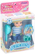 Pocket Mel-chan Ramune-kun Doll Japanese Character Toy