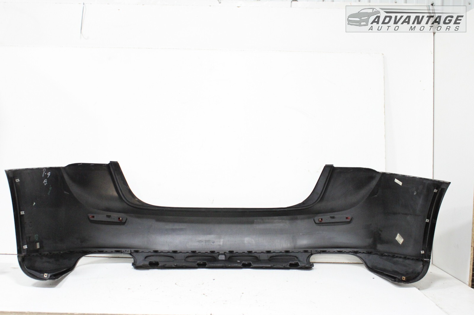 2014-2019 MASERATI GHIBLI REAR BUMPER COVER W/ REFLECTOR LIGHTS BLACK OEM
