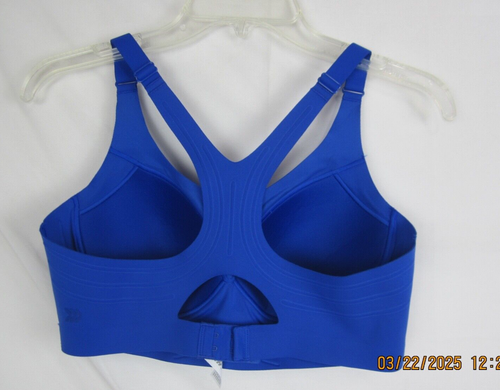 All in Motion Women's Sculpt High Support Embossed Sports Bra Blue M - Picture 2 of 15