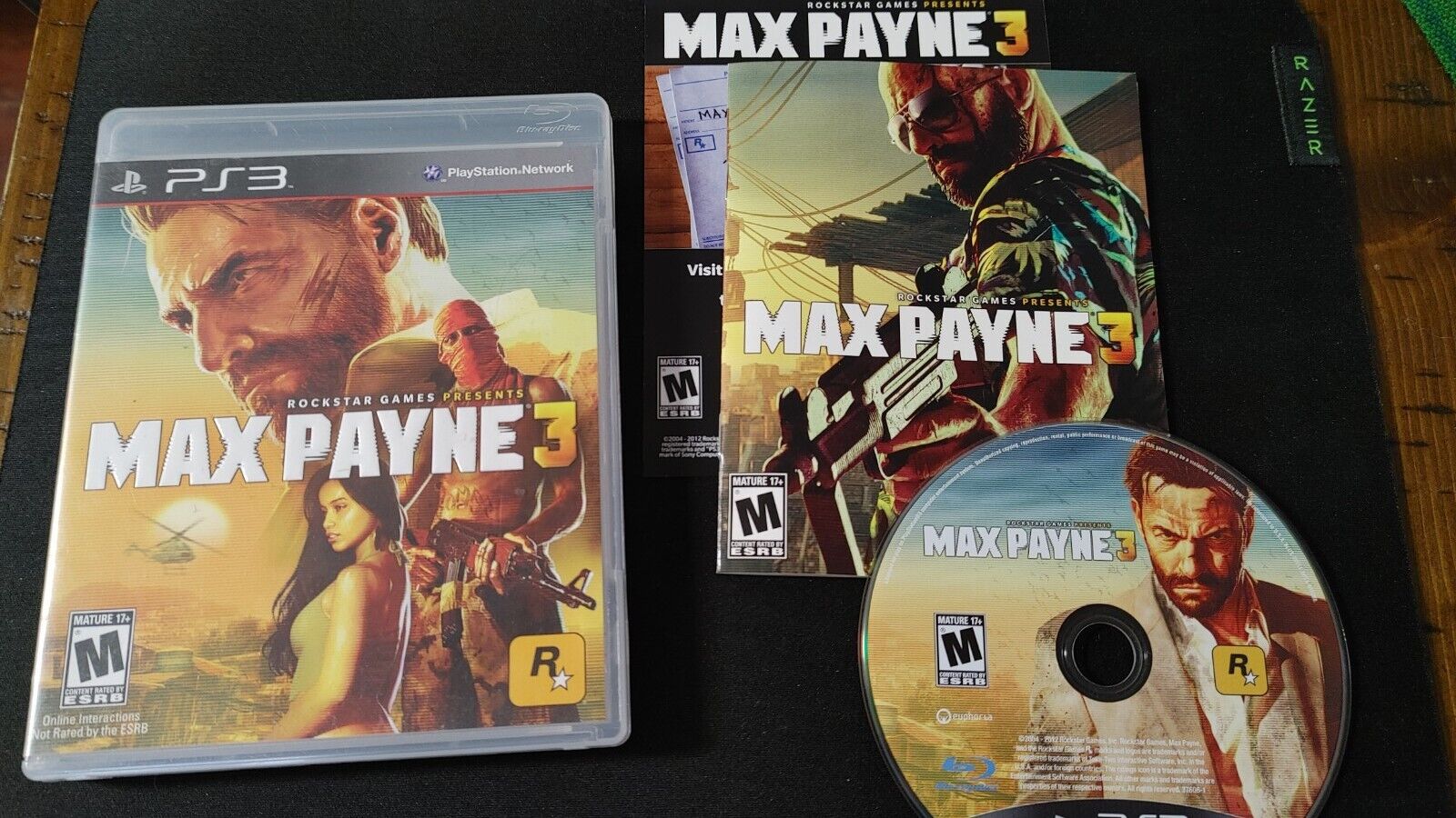 Max Payne 3 Sony PlayStation 3 PS3 Game Complete With Manual Tested  710425376061