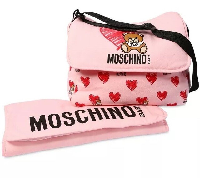 moschino nappy bag