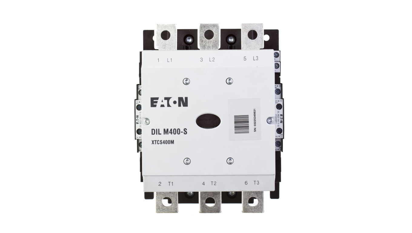 Power contactor 400A 3P 230V AC 2Z 2R DILM400-S / 22 (220-240V50 / 60HZ)  /T2UK
