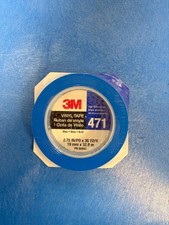 1 ROLL 3M 471 Blue Vinyl High Performance Marking Tape - 1 IN x 36 YD  (68847)