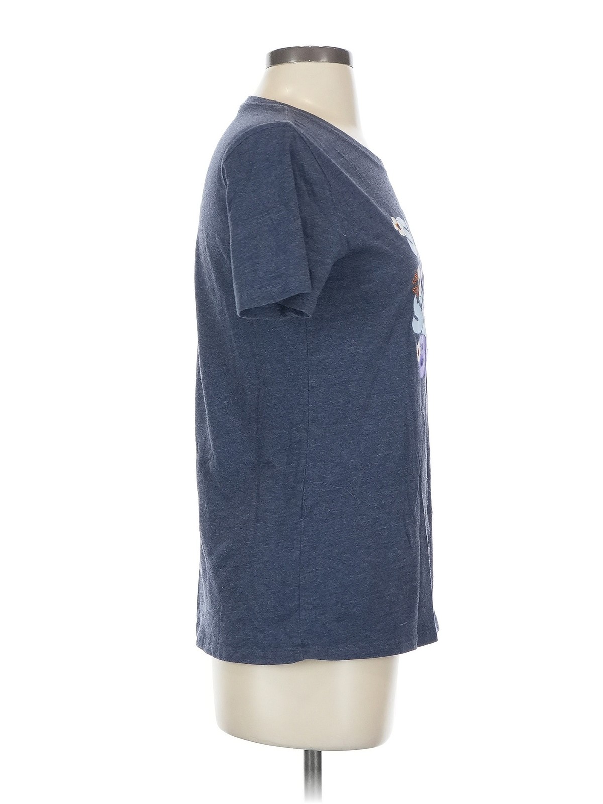 Asics Women Blue Short Sleeve T-Shirt S thumbnail 3