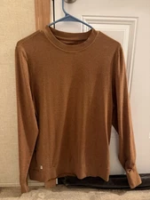 VUORI Men Ponto Performance Crew Medium Shirt DreamKnit Autumn Heather