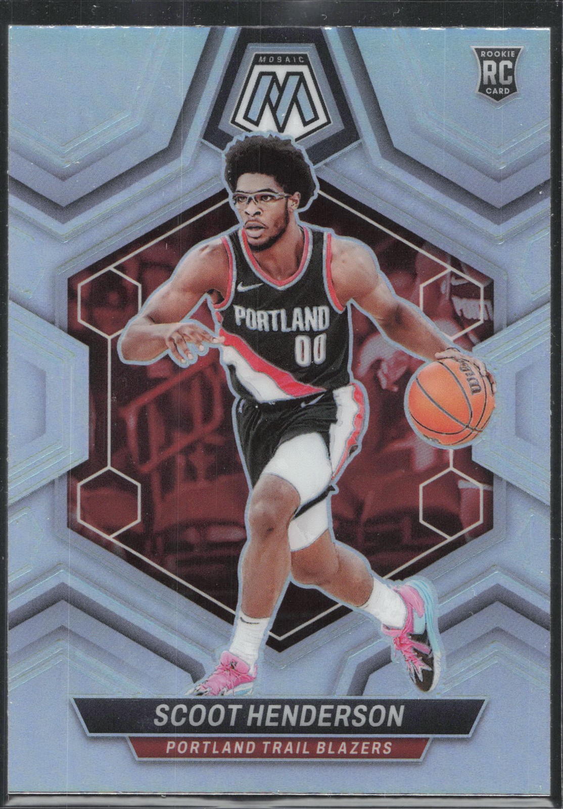 2023-24 Panini Mosaic #216 Scoot Henderson Silver