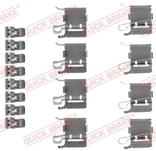 QUICK BRAKE Accessory Kit, disc brake pads TOYOTA,MAZDA,SUZUKI 109-1748 - Image 8