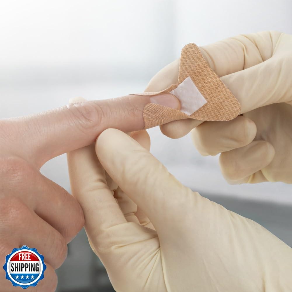 Leukoplast Elastic Fabric Adhesive Latex Free Bandages Strip 1" x 3" (100 in 