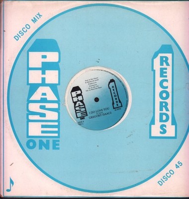 Gregory Isaacs I Do Love You 12'' vinyl UK Phase One 1986 with die cut company