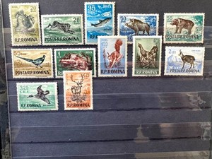 Romania 1956 Sc. 1082-93 Complete Set, Perf., MNH, OG, XF, Cat Val over $90