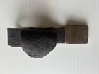 Civil War Marked Leather Pouch Percussion Cap  Box With Post War Belt and Buckle