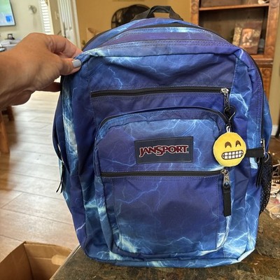 JanSport Big Student 17.5'' Backpack Blue Lightning, laptop bag, College