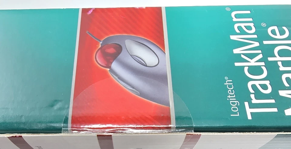 Logitech TRACKMAN Marble kabelgebundene Trackball-Maus T-BC21 kabelgebunden 910-000806 NEU - Bild 3 von 4