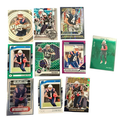 Patriots - Team Lot. Inserts, RC, Patches, Autos. Great Gifts!