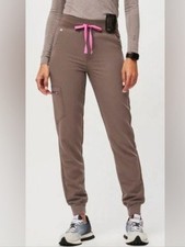 FIGS Zamora Jogger Scrub Pants Smokey Taupe