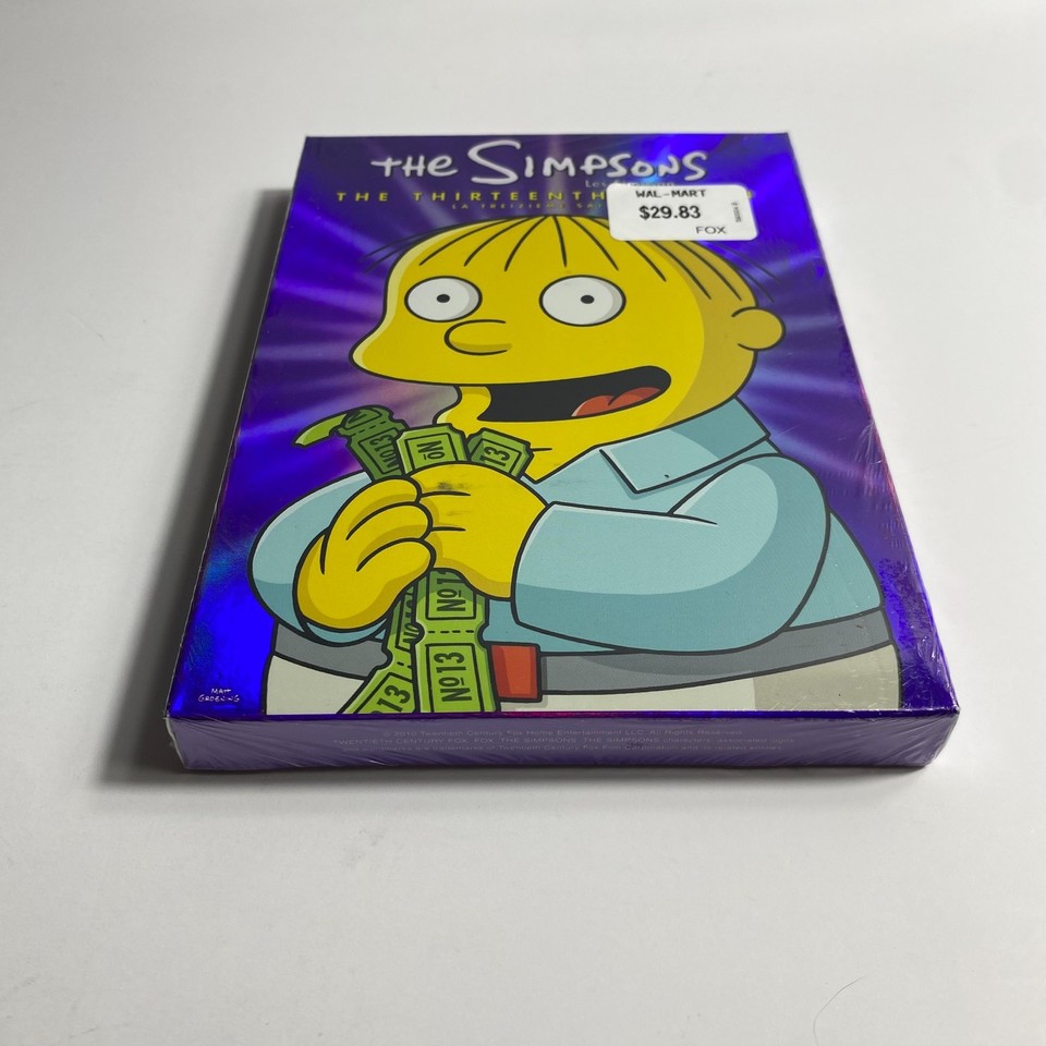 The Simpsons Season 13 (DVD, 2010) Brand New Sealed! Thirteenth
