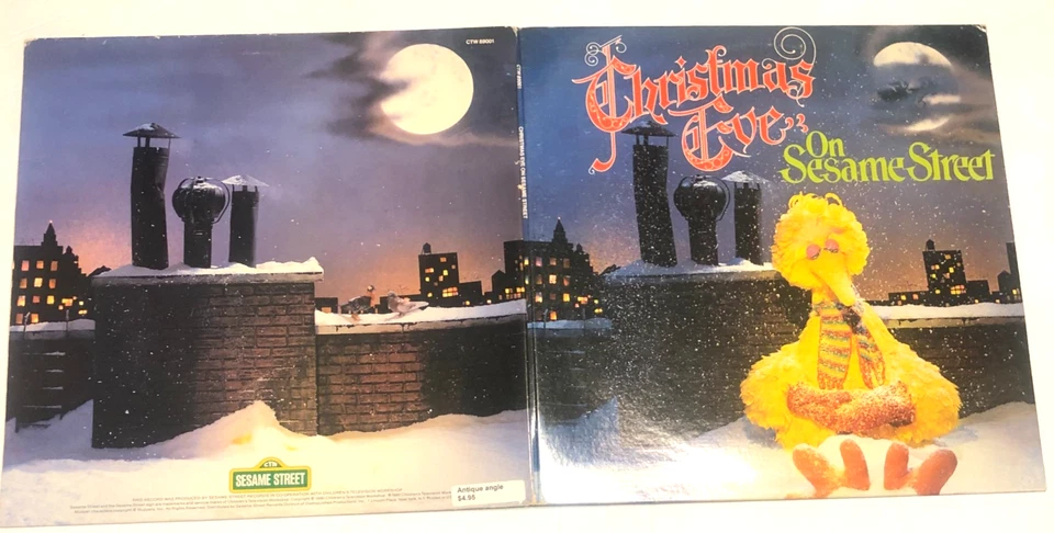 Christmas Eve On Sesame Street Lp gatefold TV Frank Oz Jim Henson Vg+ - Image 2 of 4
