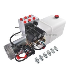 12v Dc 6 Way Double Acting Hydraulic Pump 6 Quart Dump Trailer Power Unit Sae6 12v Dc 6 Way Double Acting Hydraulic Pump 6 Quart Dump Trailer Power Unit Sae6