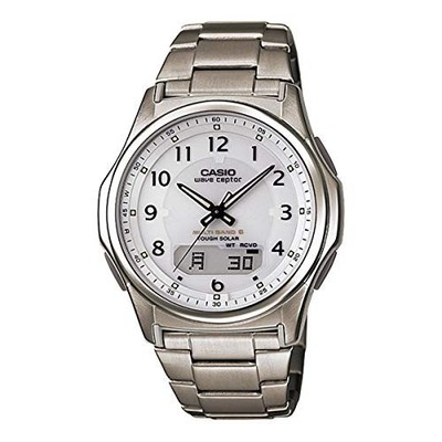 Casio Wave Ceptor WVA-M630TDE-7AJF Titan Funk Solar Uhr Silber Japan